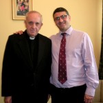 Mario Saban y el papa Francisco