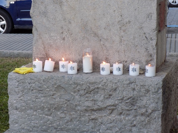 Recuerdos de la Conmemoración del día del Holocausto